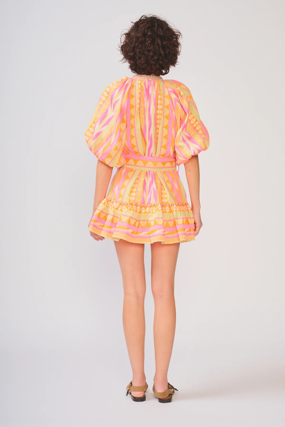 Thea Dress in Pink Driveway