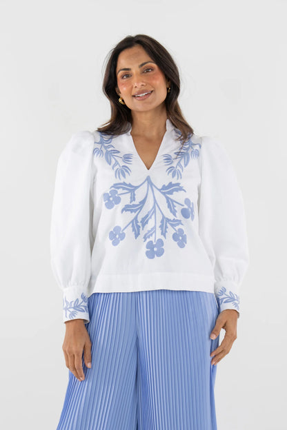 Hampton Top in Dutch Tile