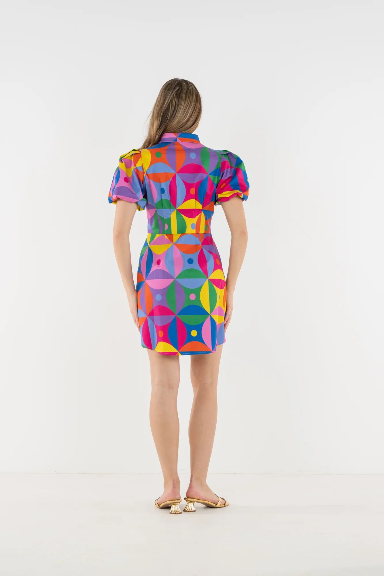 Britt Dress in Floral Prism