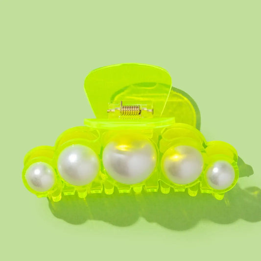Neon Green & Pearl Claw