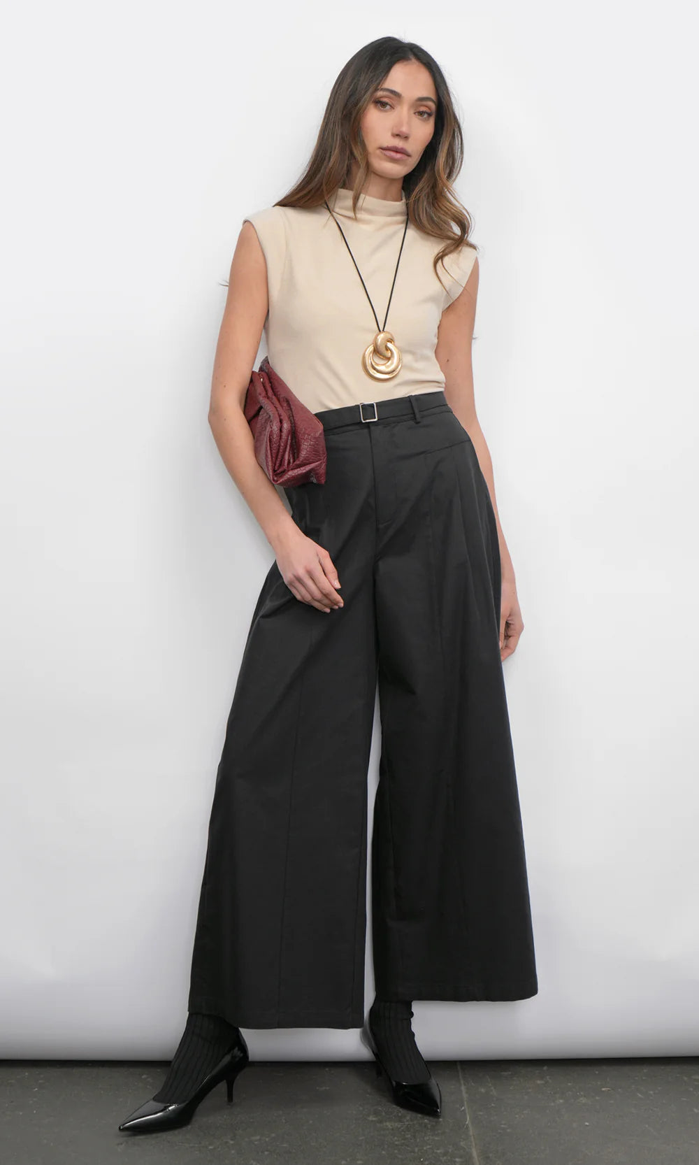 Paloma Funnel Neck Top