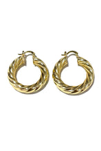 Load image into Gallery viewer, Aslen Hoop Earring in Gold
