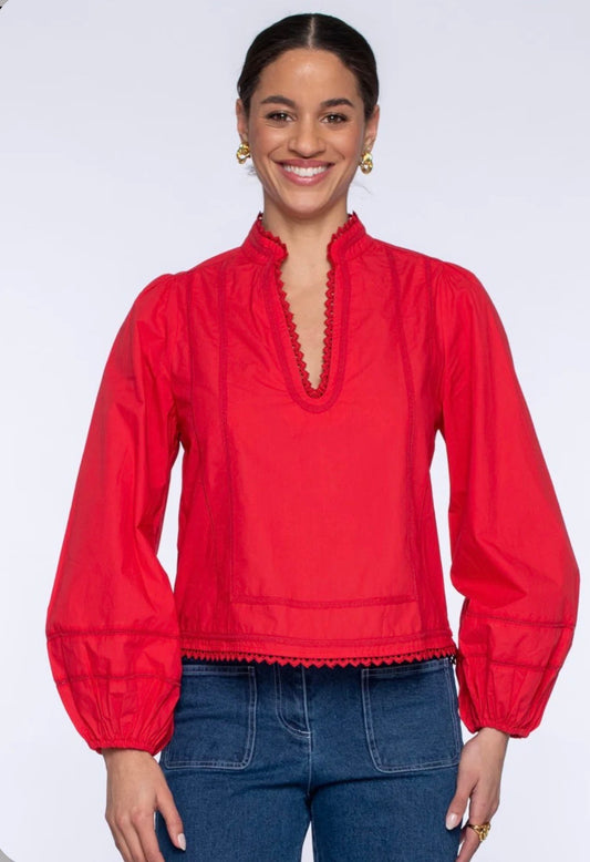 Katie Top in Red Apple