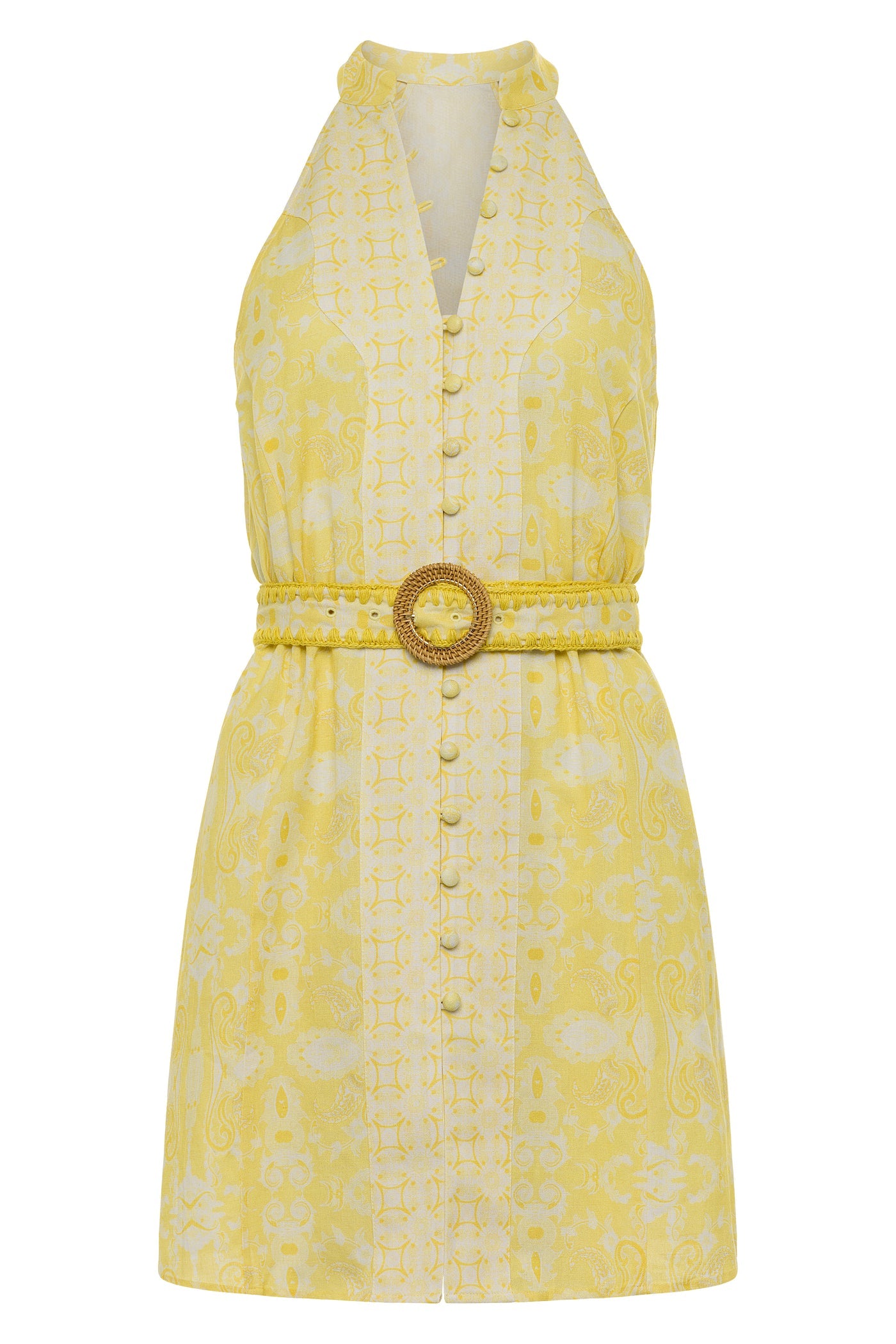 Etta Dress in Lemon