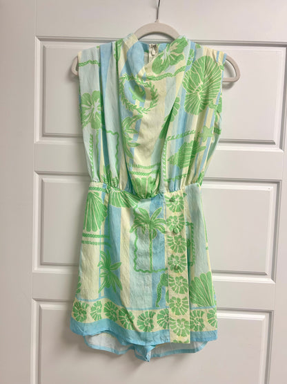 Lydia Seashell Drape Romper