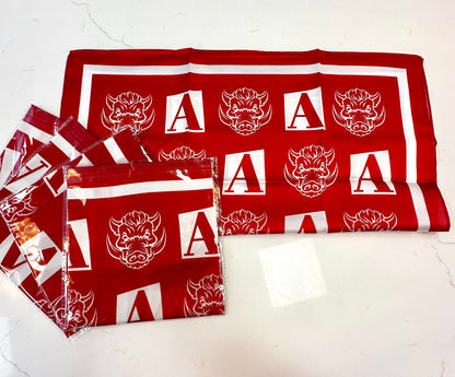 Arkansas Bandana Game Day Scarf