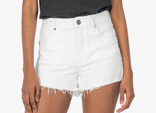 Jane High Rise Short in Optic White