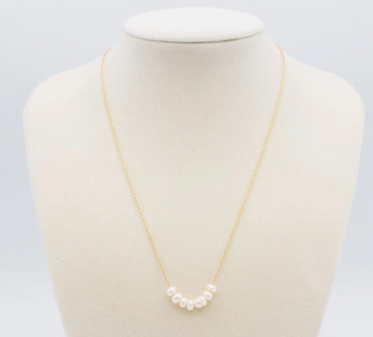 Goldie Golden Pearl Necklace