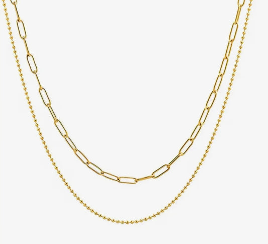 Clara Double Layered Necklace