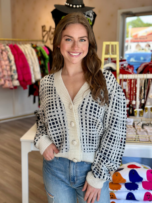 Inez Femme Cardigan Prep School