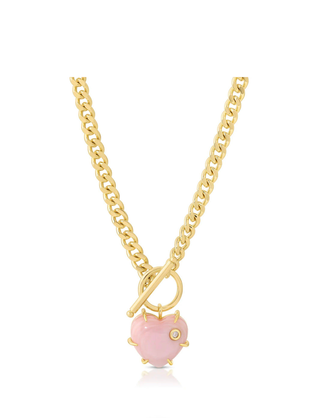 Lover Necklace in Pink