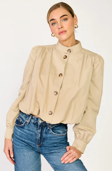 Hemlock Gathered Trench Coat
