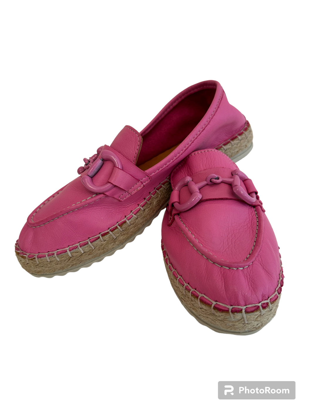 Hot Pink Espadrille Loafer