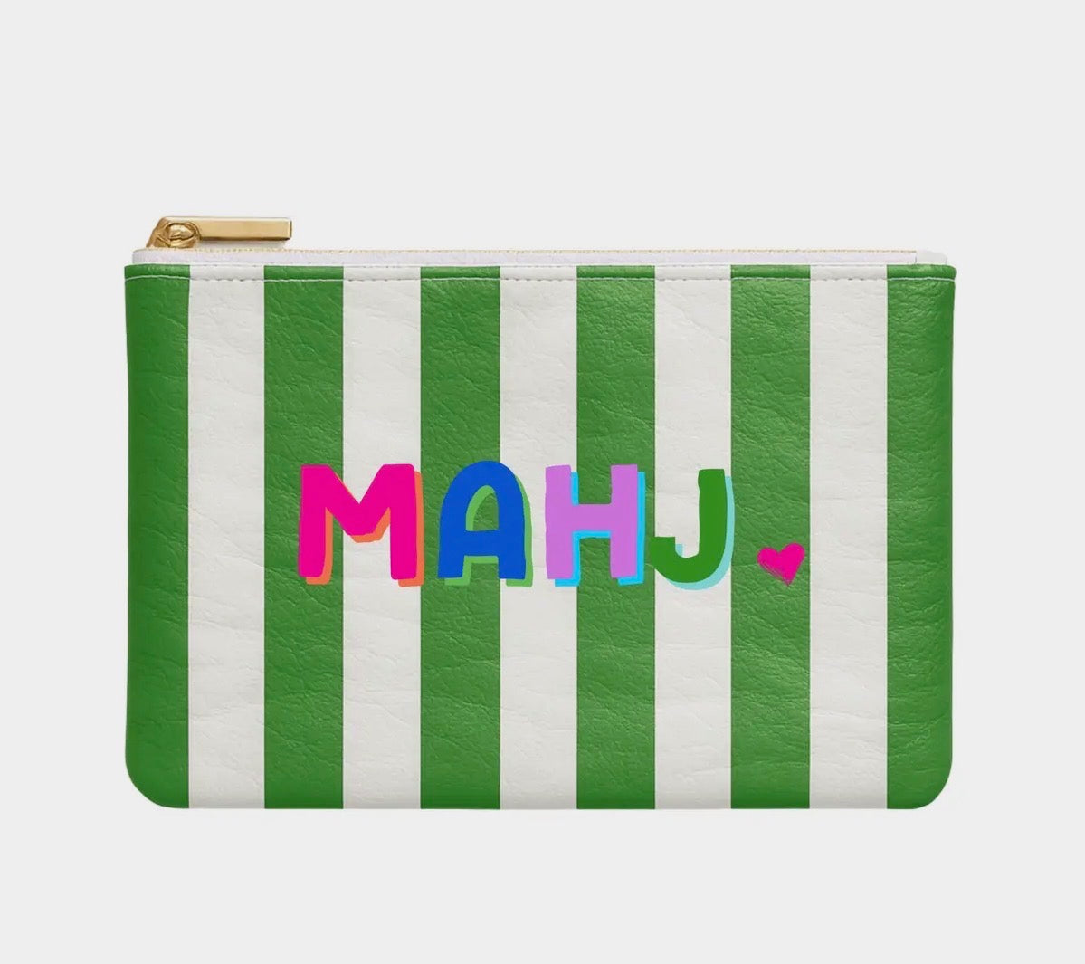 Mahj Striped Pouch
