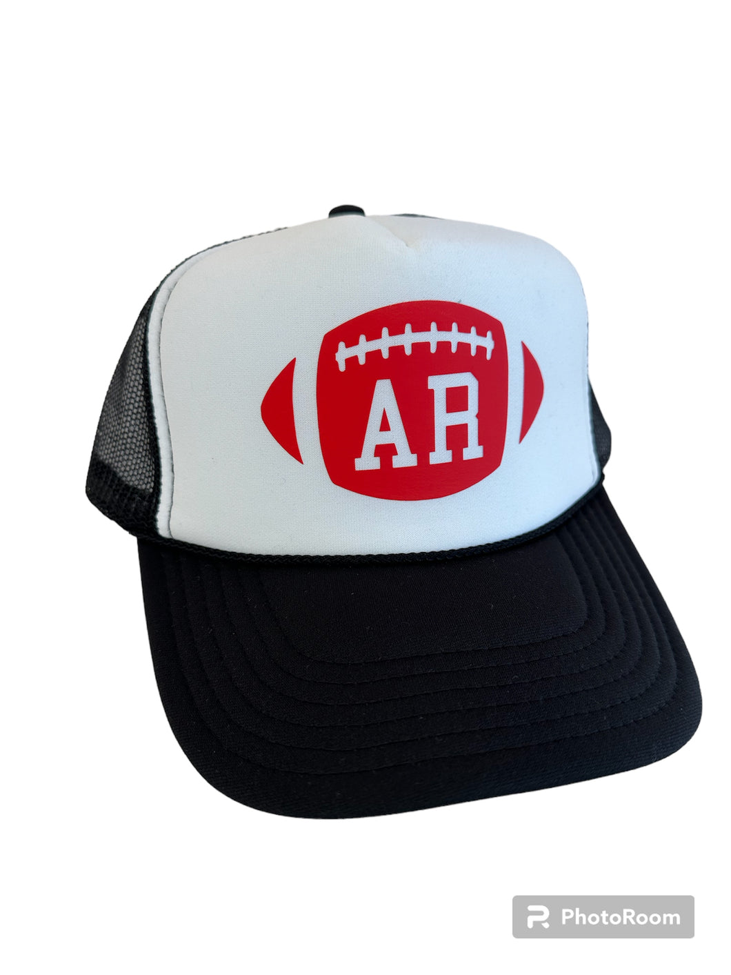 AR Football Trucker in Red/Black