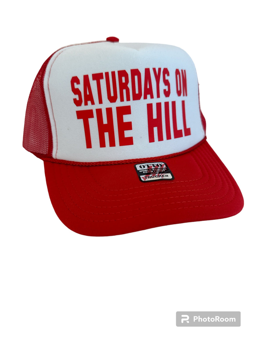 Saturdays on the Hill Trucker in Red
