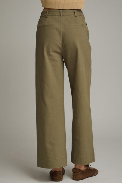 Oli Scalloped Pant in Olive