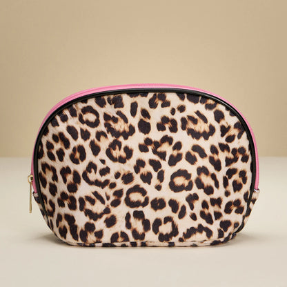 Leopard Print Cosmetic Pouch
