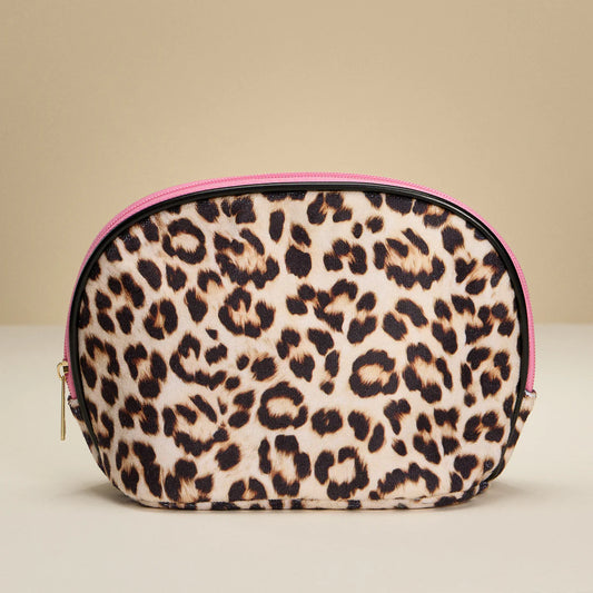 Leopard Print Cosmetic Pouch