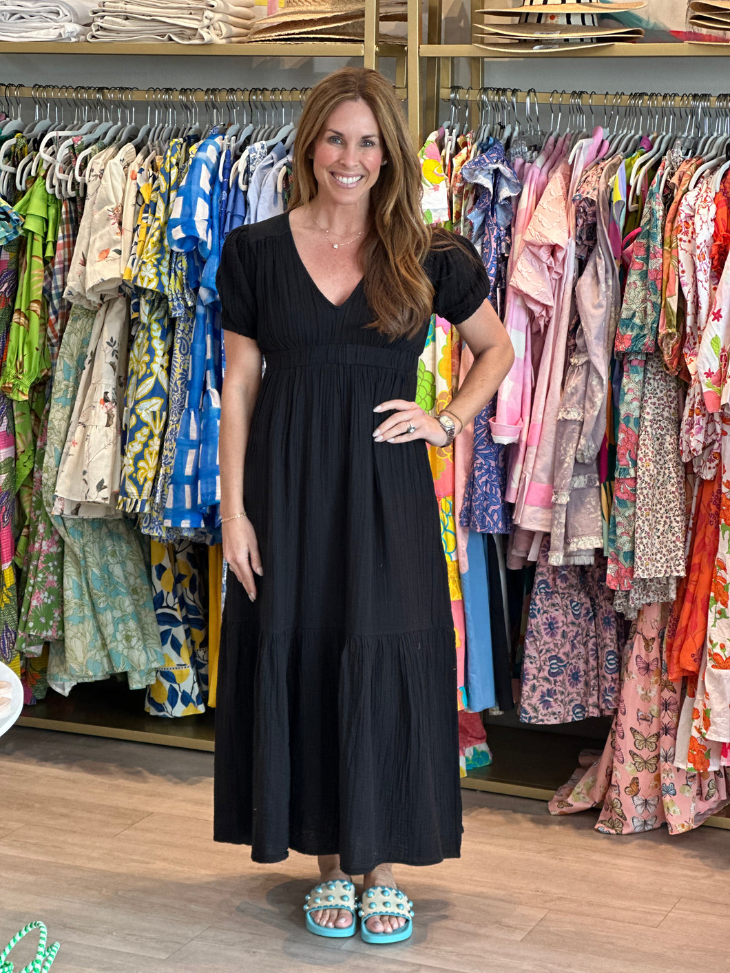 Olive Dress in Black