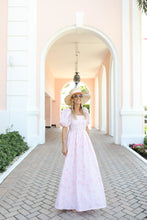 Load image into Gallery viewer, Pink Shell Square Neck Maxi Dress
