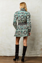 Load image into Gallery viewer, Sara Print Dress in Spruce
