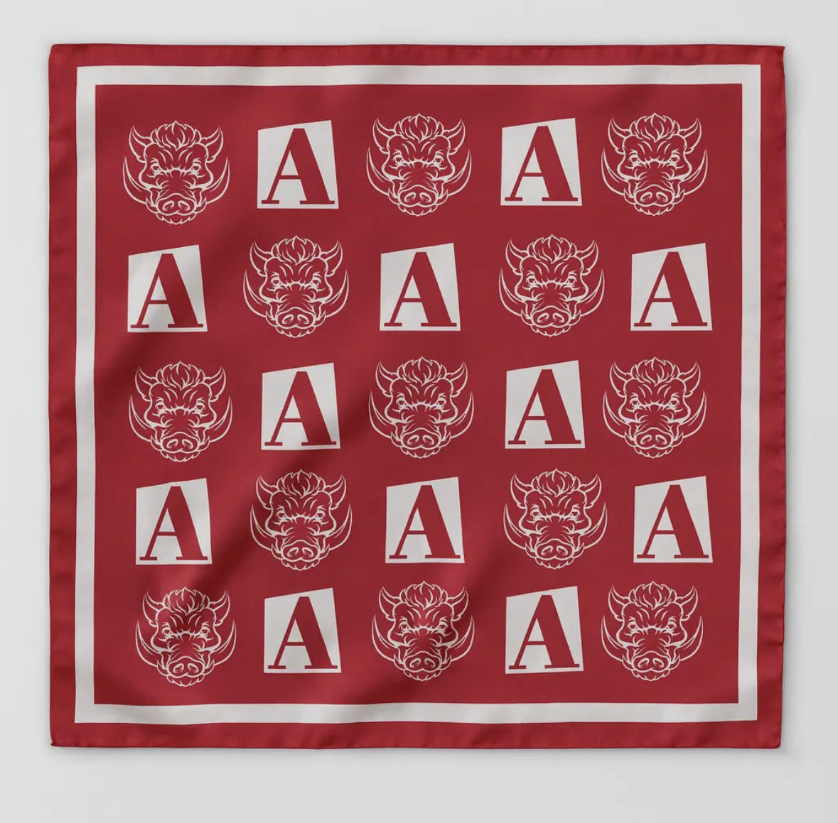 Arkansas Bandana Game Day Scarf