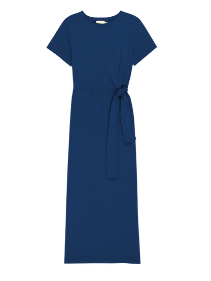 Lavi Tied T-Shirt Dress in Deep Space