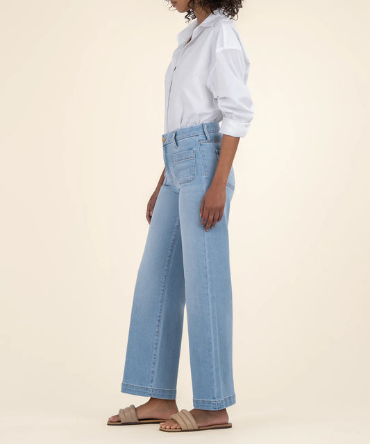 Meg High Rise Wide Leg in Fortitude