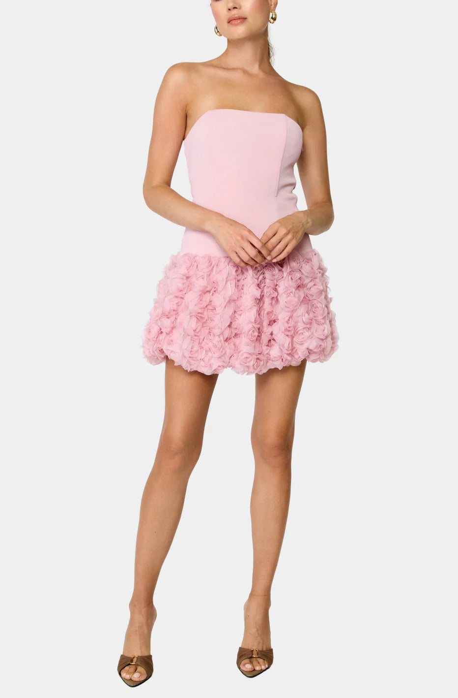 Madelena Mini Dress in Pink