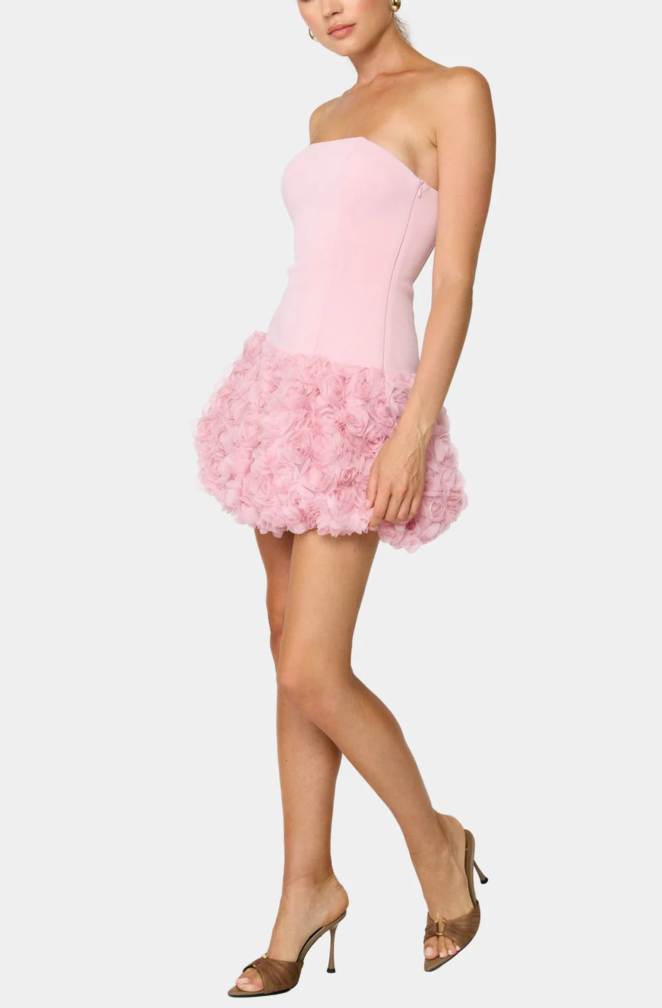 Madelena Mini Dress in Pink