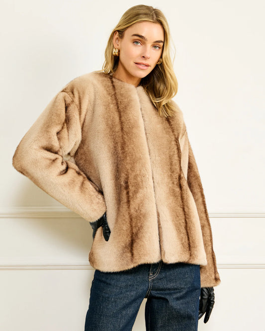FINAL SALE The City Faux Fur Jacket