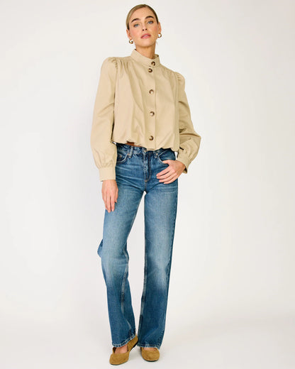 Hemlock Gathered Trench Coat