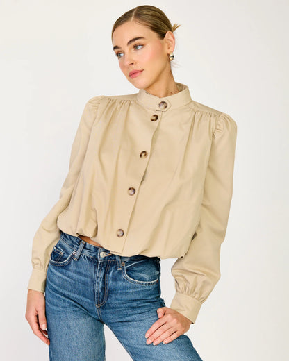 Hemlock Gathered Trench Coat