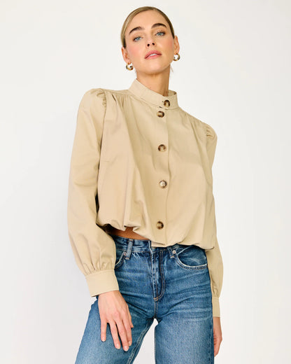 Hemlock Gathered Trench Coat