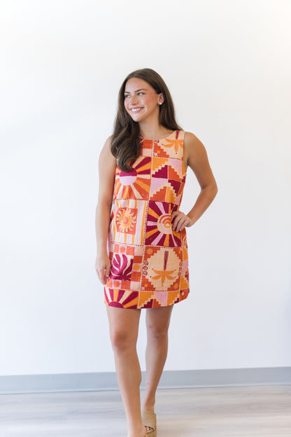 FINAL SALE Palmarosa Linen Mini Dress
