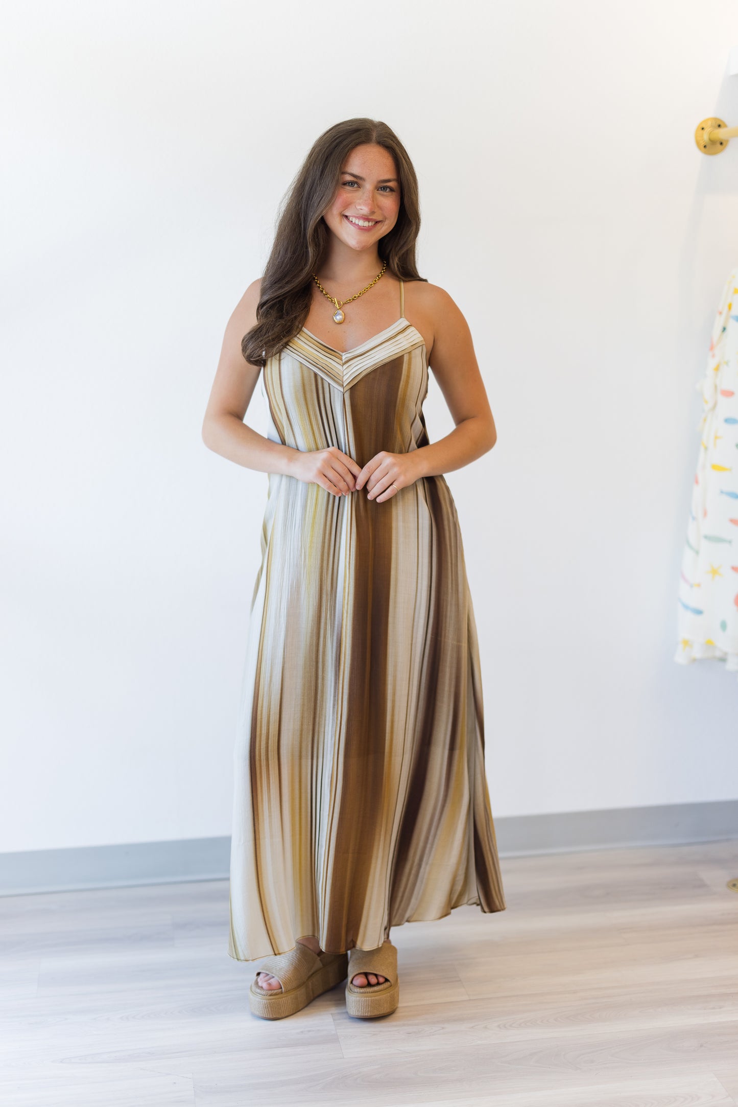 Stella Watercolor Maxi Dress