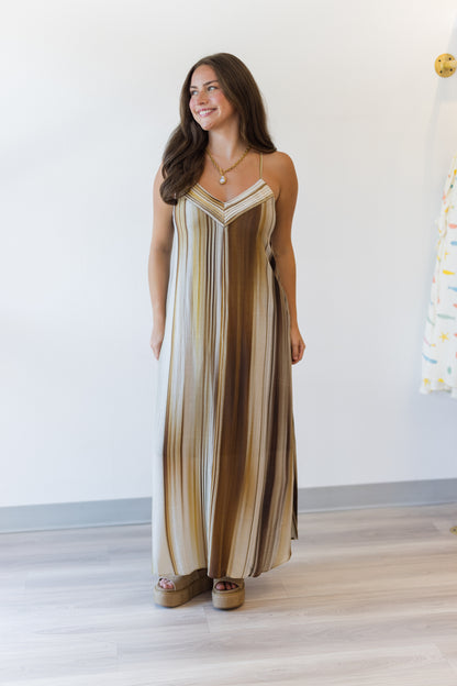 Stella Watercolor Maxi Dress