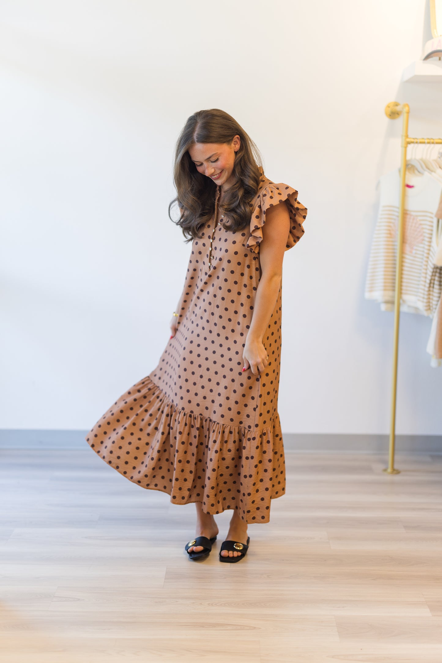 Camille Polka Dot Dress