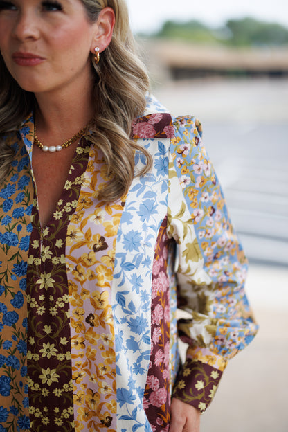 Kimmy Dress in Golden Bouquet