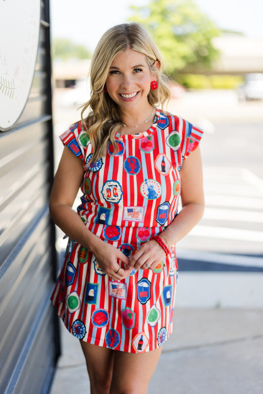 Stevie Skort in Freedom Icon