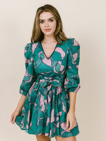Emma Dress in Waterlily