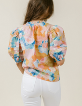 Load image into Gallery viewer, Alix Blouse in Paint Pallet
