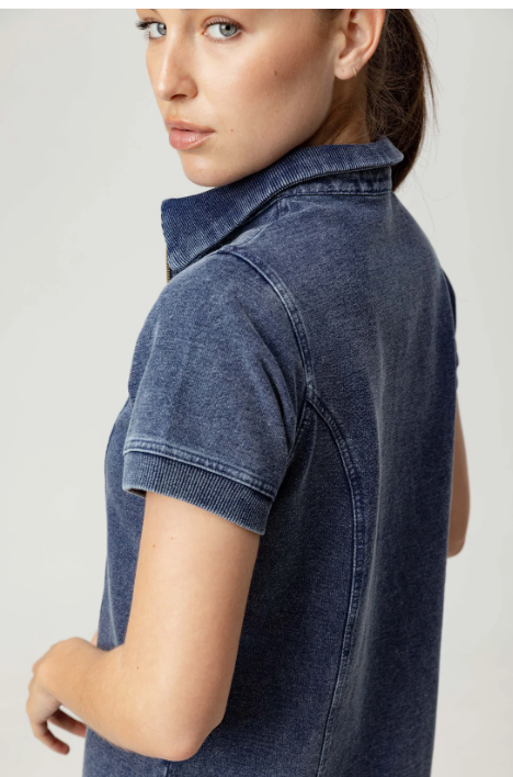 FINAL SALE Thora Dress in Blue Denim