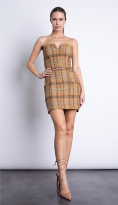 FINAL SALE Enelda Spectra Tweed Top