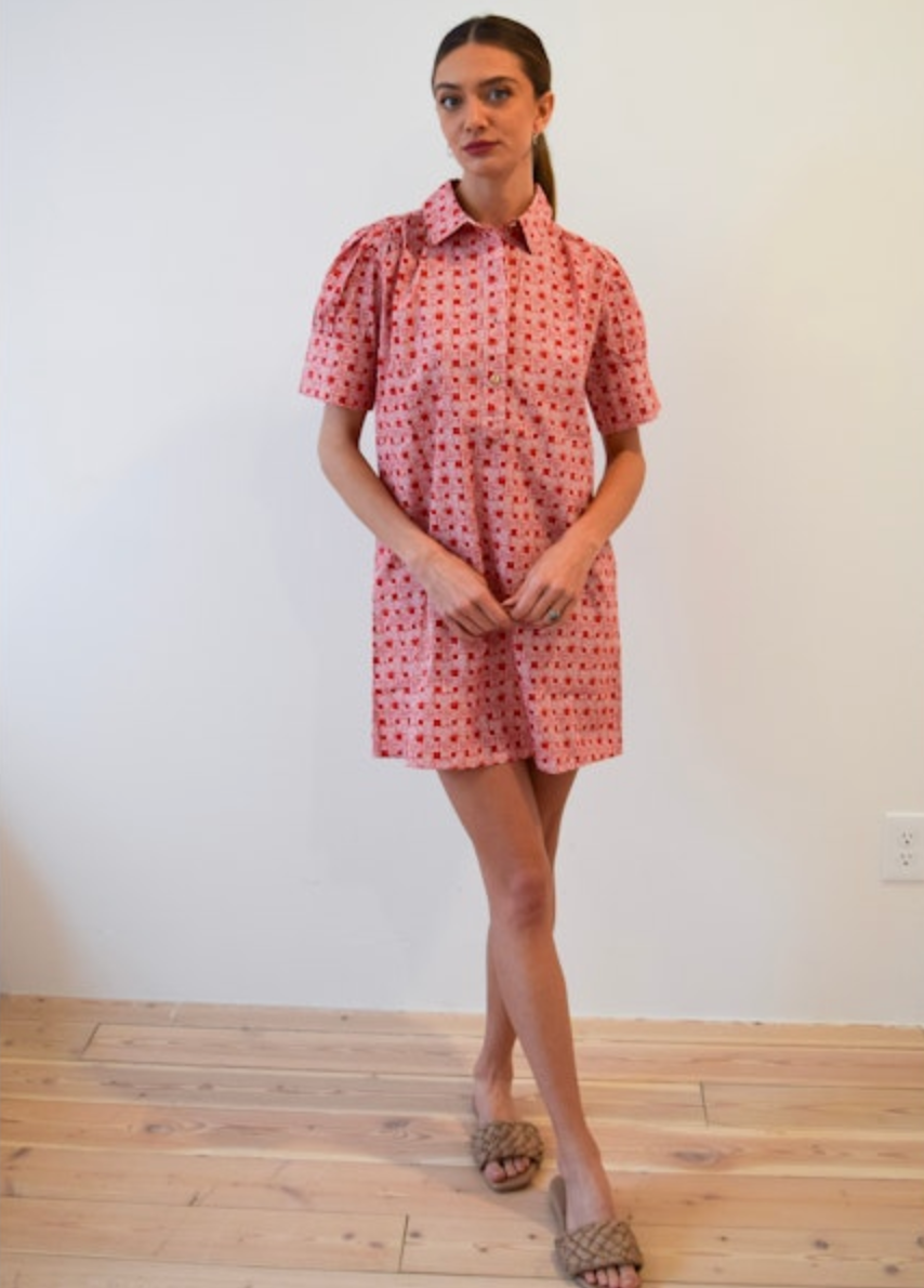FINAL SALE Everything Red Square Dress