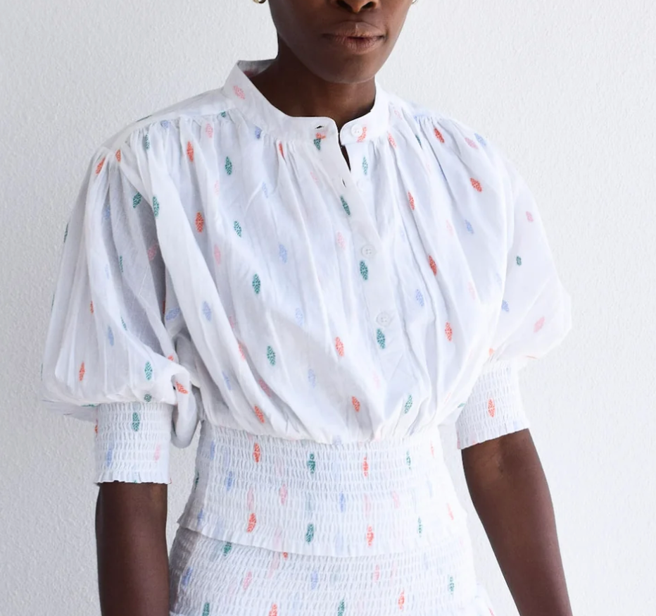 FINAL SALE Cynthia Top in India Medallion