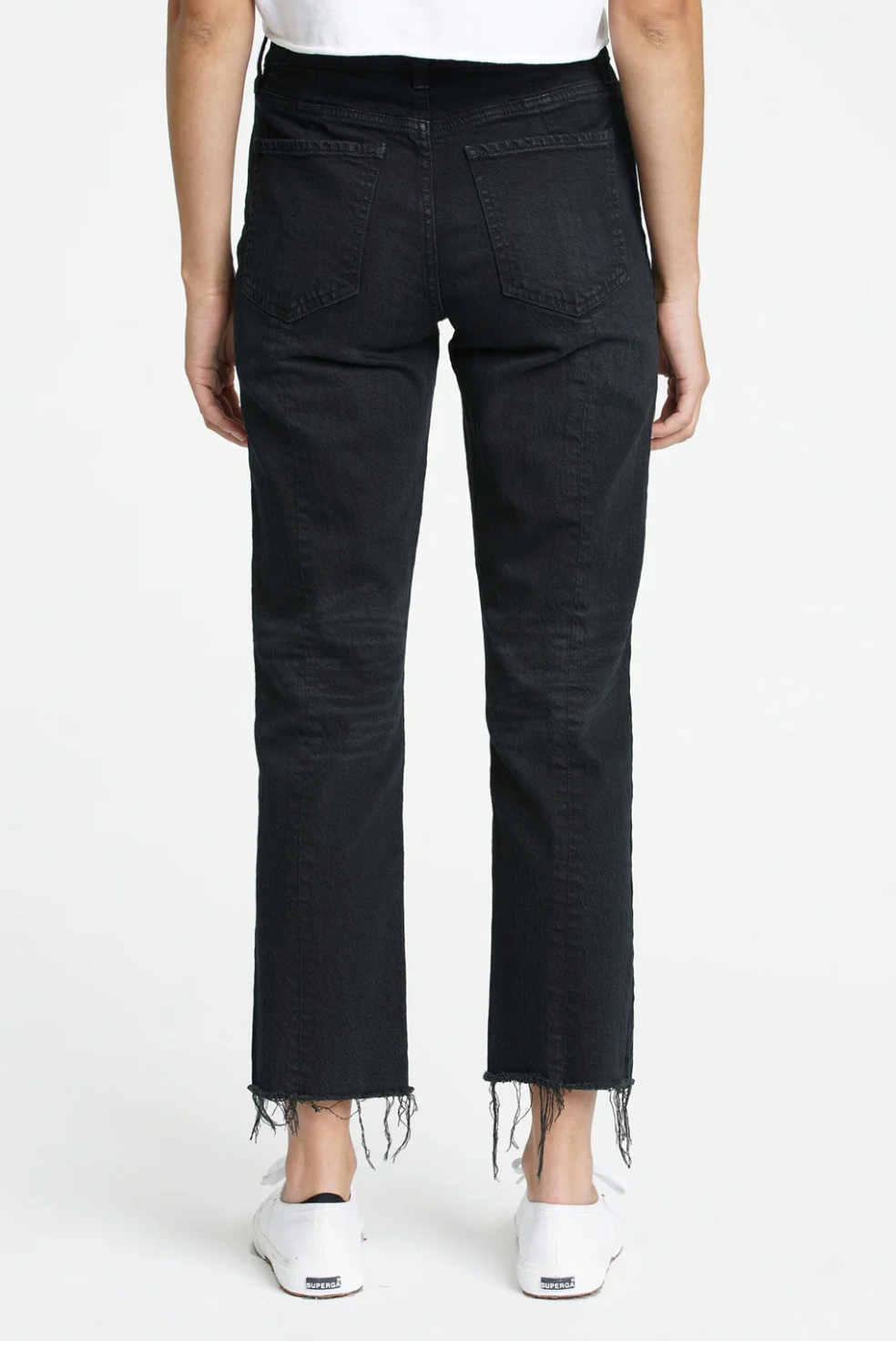 Straight Up High Rise Straight Jean in Curfew
