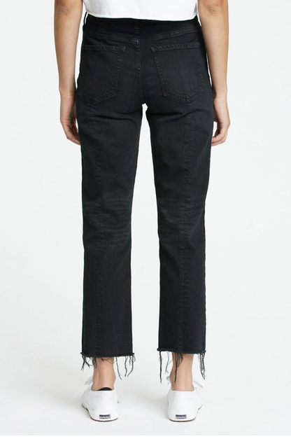 Straight Up High Rise Straight Jean in Curfew