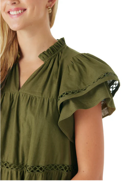 FINAL SALE Mila Dress in Crocodile